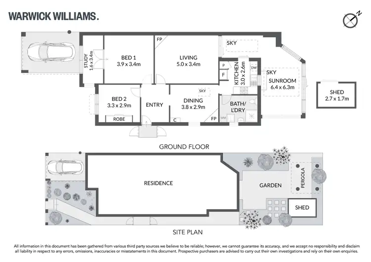 Floorplan of Homely semi-detached listing, 18 Wrights Road, Drummoyne NSW 2047