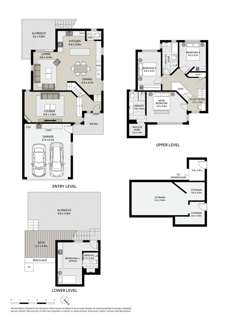 Floorplan of Homely semi-detached listing, 30b Hyde Avenue, Glenhaven NSW 2156