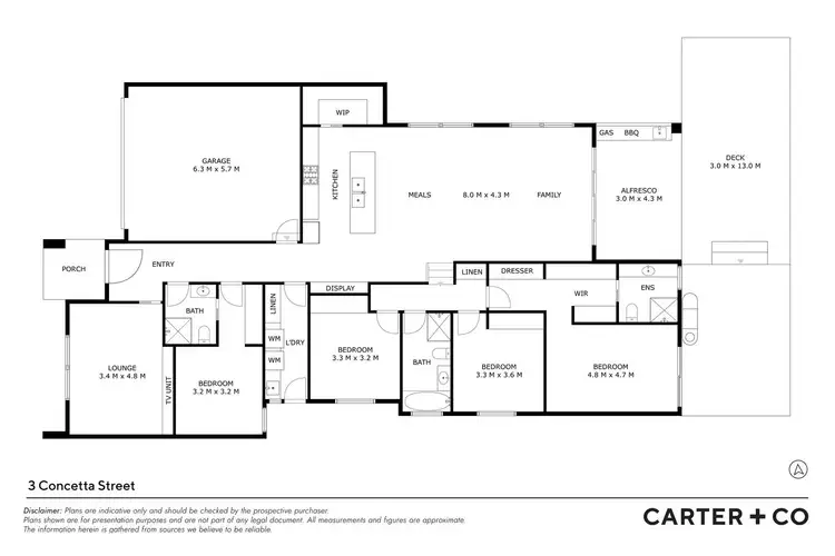 Floorplan of Homely house listing, 3 Concetta Street, Denman Prospect ACT 2611