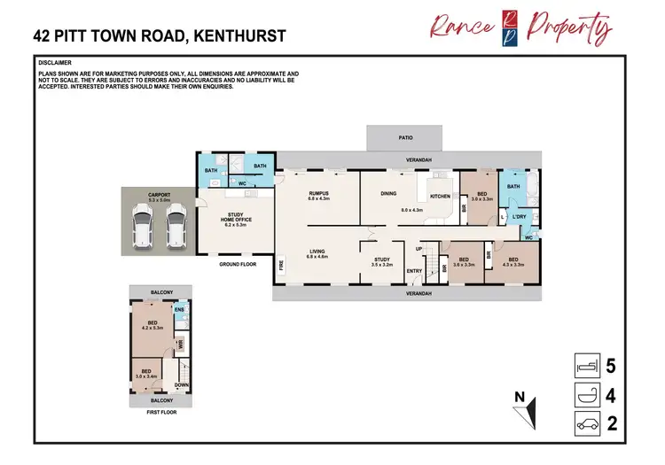 Floorplan of Homely rural property listing, 42 Pitt Town Road, Kenthurst NSW 2156