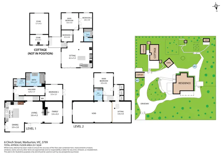 Floorplan of Homely house listing, 6 Clinch Street, Warburton VIC 3799
