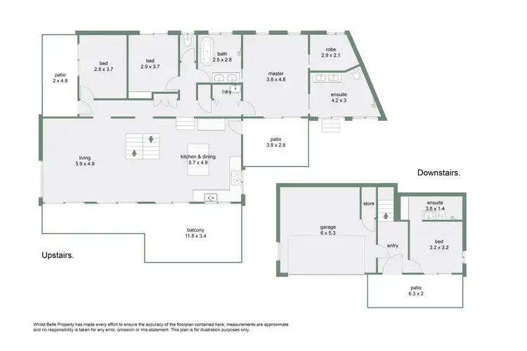 Floorplan of Homely house listing, 7 Charlekata Close, Freshwater QLD 4870