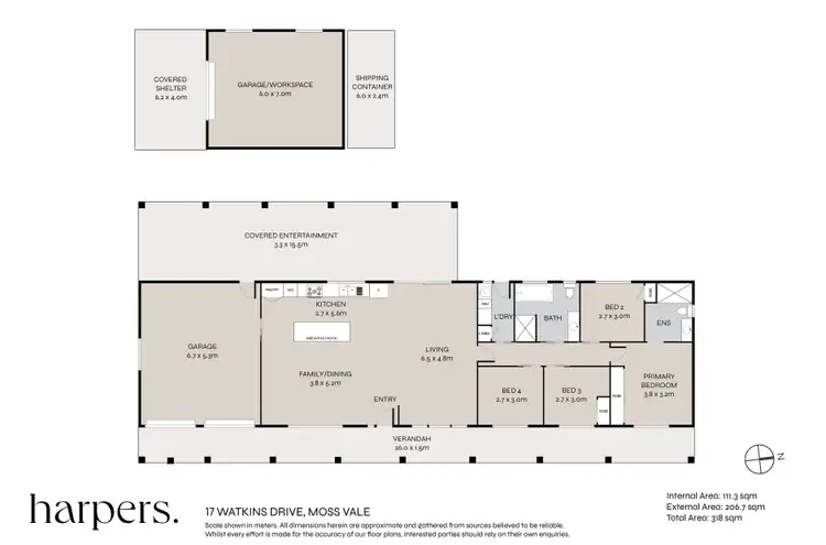 Floorplan of Homely house listing, 17 Watkins Drive, Moss Vale NSW 2577