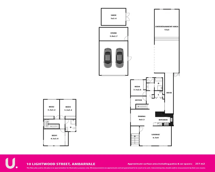 Floorplan of Homely house listing, 10 Lightwood Street, Ambarvale NSW 2560