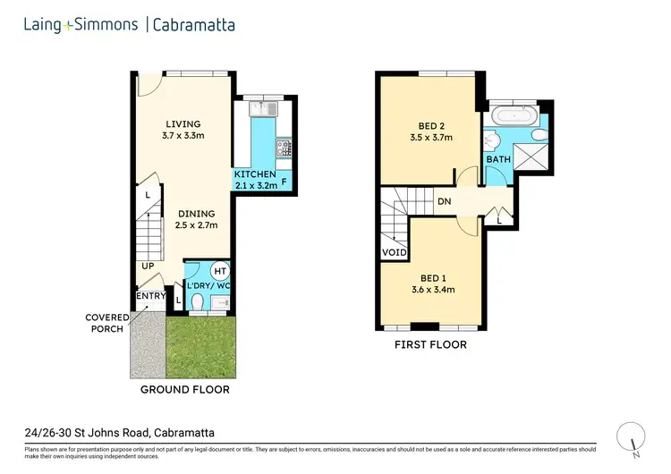 Floorplan of Homely townhouse listing, 24/26-30 St Johns Road, Cabramatta NSW 2166