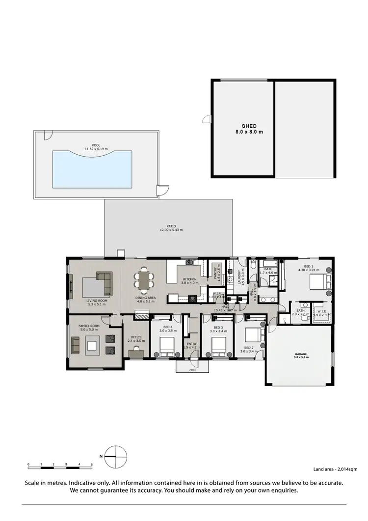 Floorplan of Homely house listing, 43 Campbell Road, Tamworth NSW 2340