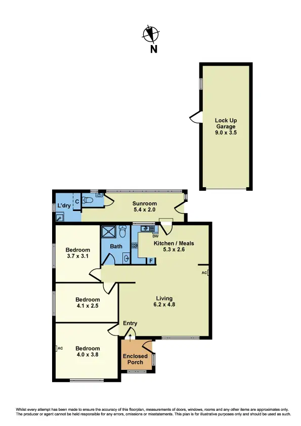 Floorplan of Homely house listing, 25 Blanche Street, Ardeer VIC 3022