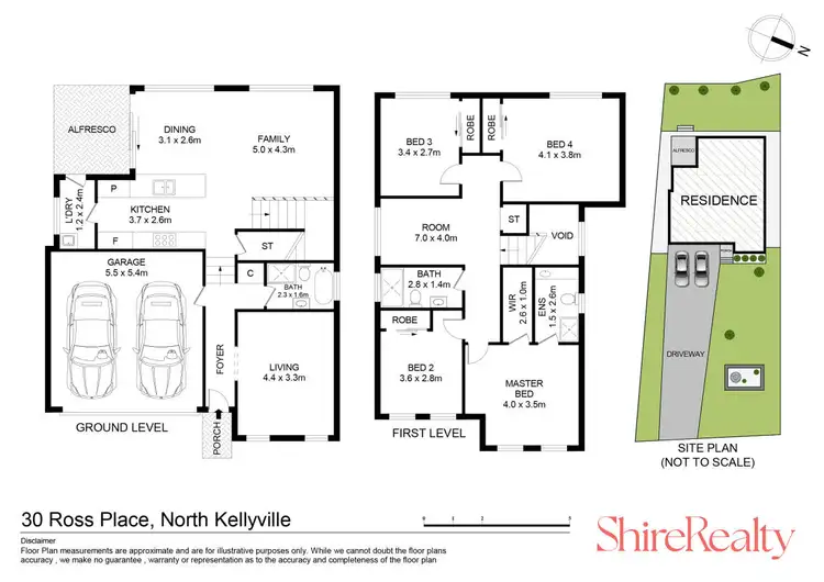 Floorplan of Homely house listing, 30 Ross Place, North Kellyville NSW 2155