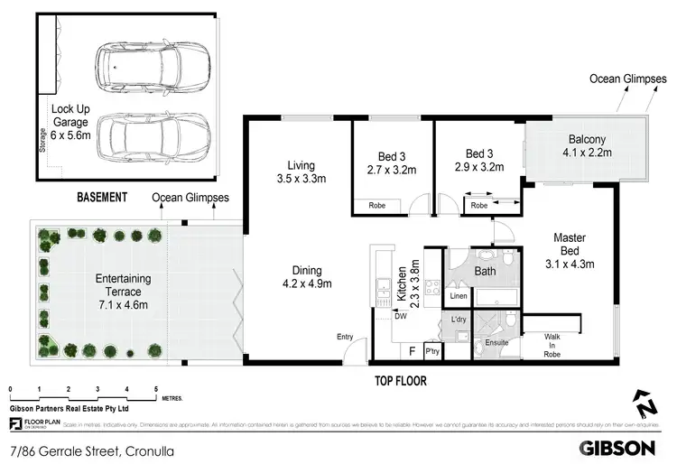Floorplan of Homely apartment listing, 7/86 Gerrale Street, Cronulla NSW 2230