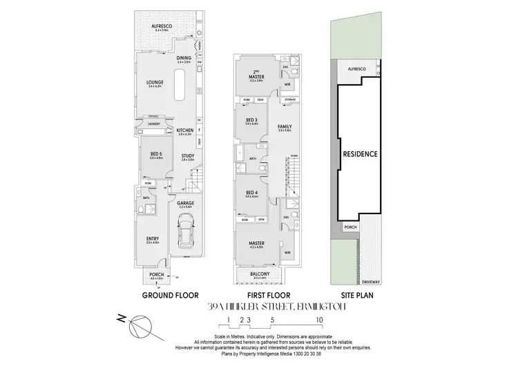 Floorplan of Homely house listing, 39A Hinkler Street, Ermington NSW 2115