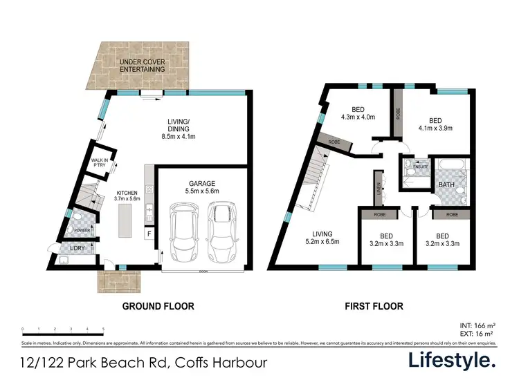 Floorplan of Homely townhouse listing, 12/122-126 Park Beach Road, Coffs Harbour NSW 2450
