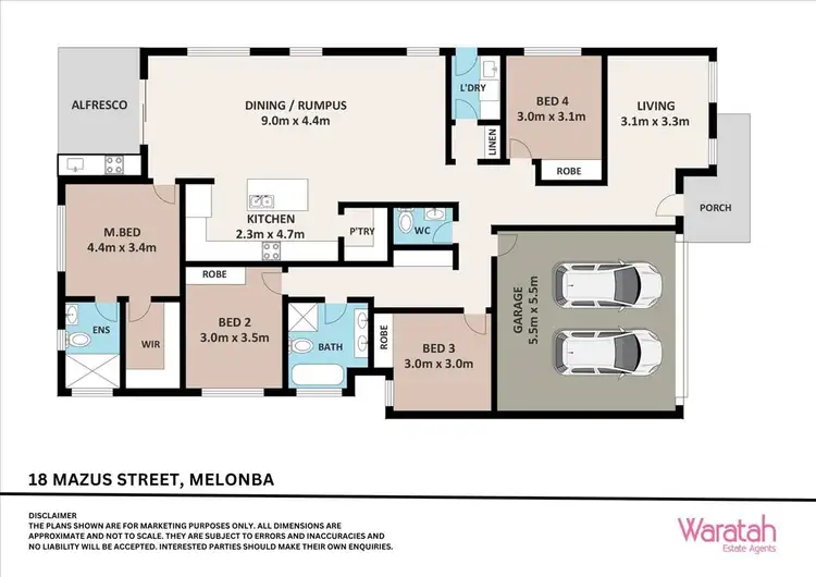 Floorplan of Homely house listing, 18 Mazus Street, Marsden Park NSW 2765