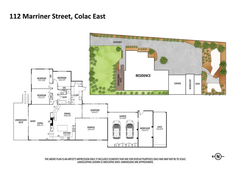Floorplan of Homely house listing, 112 Marriner Street, Colac East VIC 3250