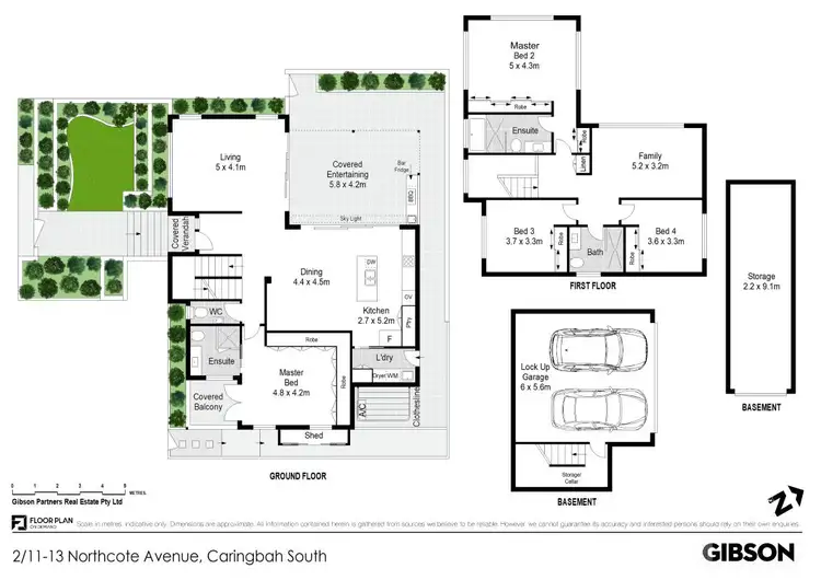 Floorplan of Homely townhouse listing, 2/11 Northcote Avenue, Caringbah South NSW 2229