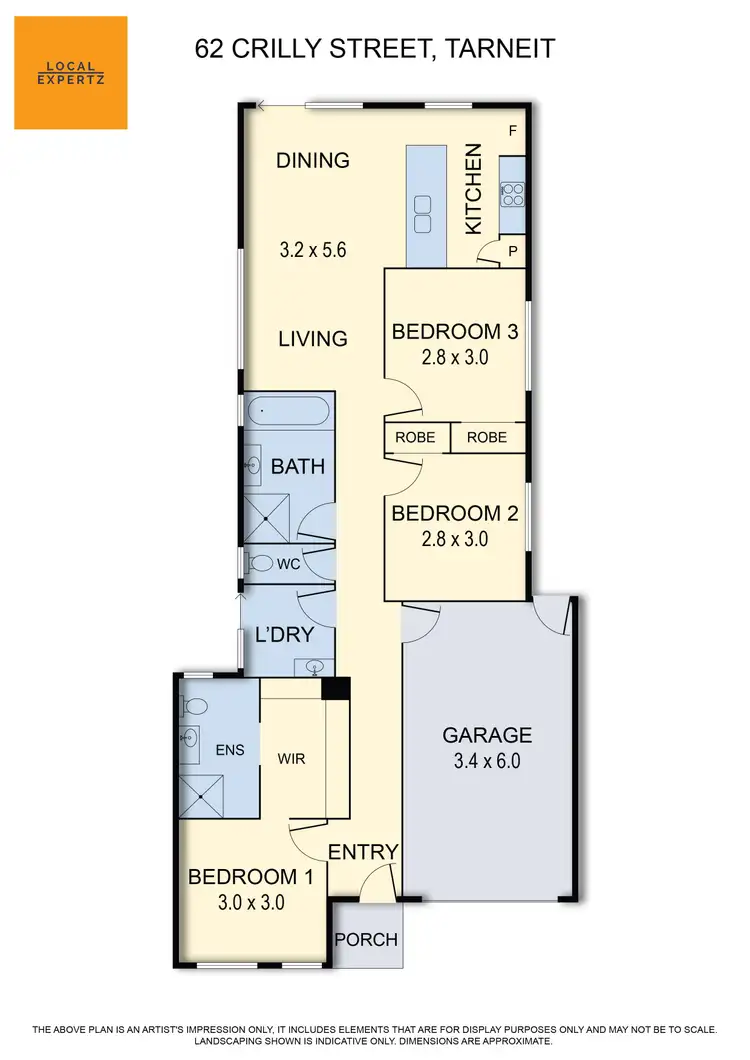 Floorplan of Homely house listing, 62 Crilly Street, Tarneit VIC 3029