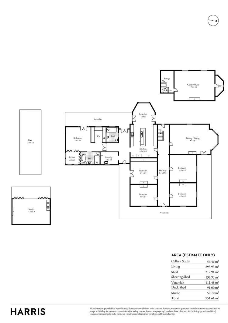 Floorplan of Homely rural property listing, 1405 Paris Creek Road, Strathalbyn SA 5255