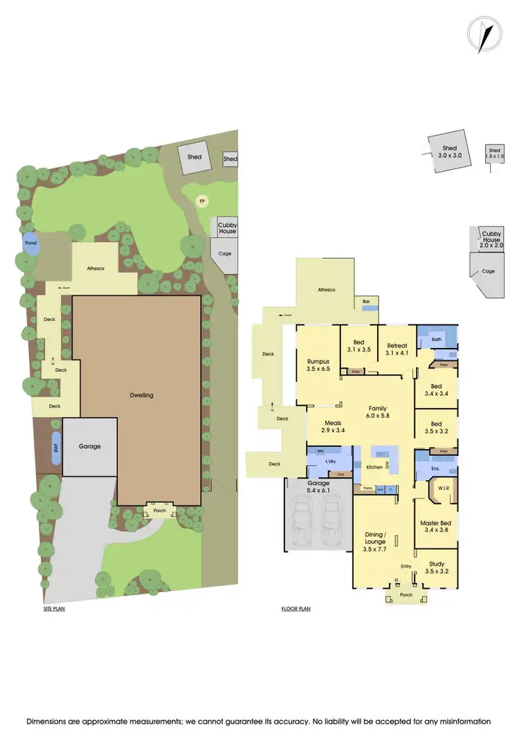 Floorplan of Homely house listing, 16 Holmwood Crescent, Doreen VIC 3754