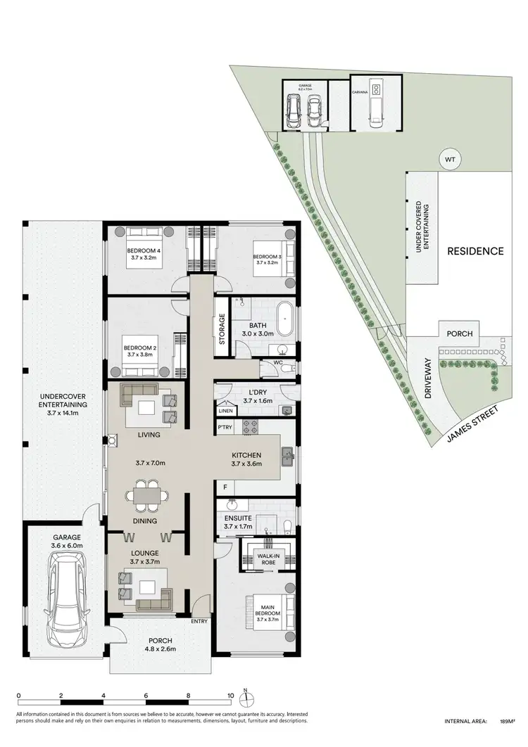 Floorplan of Homely house listing, 8 James Street, Gulgong NSW 2852