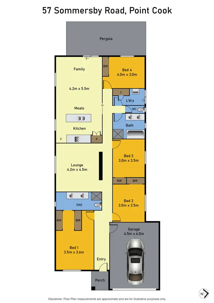 Floorplan of Homely house listing, 57 Sommersby Road, Point Cook VIC 3030