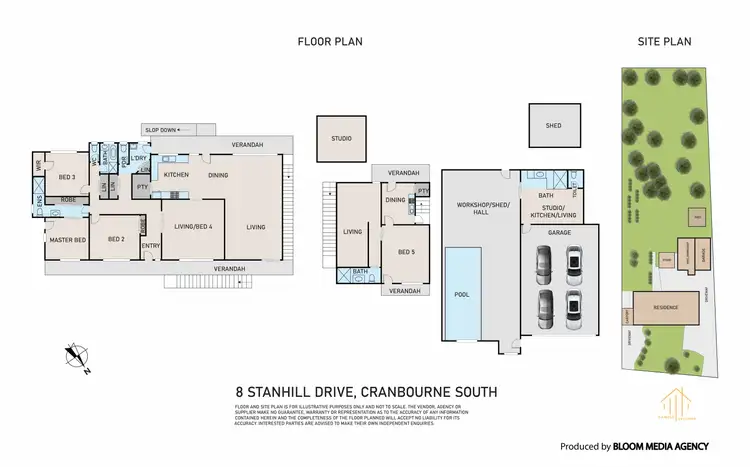 Floorplan of Homely house listing, 8 Stanhill Drive, Cranbourne South VIC 3977