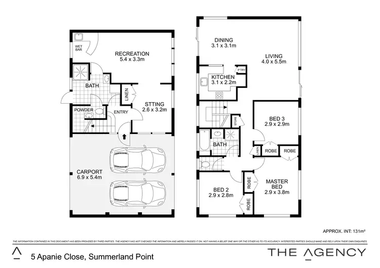 Floorplan of Homely house listing, 5 Apanie Close, Summerland Point NSW 2259