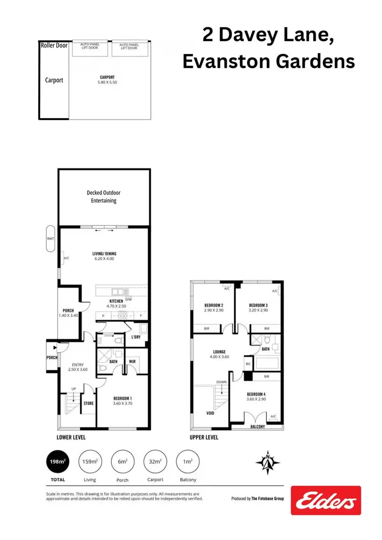 Floorplan of Homely townhouse listing, 2 Davey Lane, Evanston Gardens SA 5116