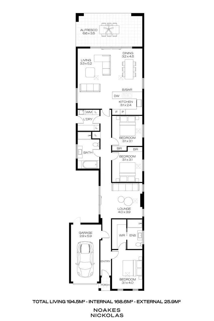 Floorplan of Homely house listing, 3A Ragless Avenue, Park Holme SA 5043