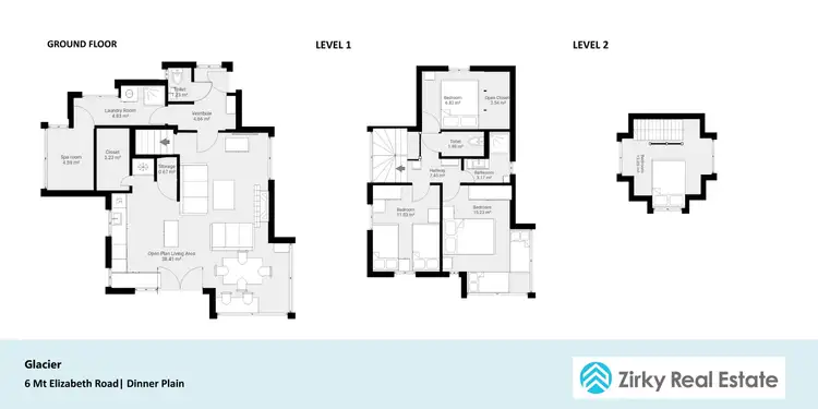 Floorplan of Homely house listing, 6 Mt Elizabeth Road, Dinner Plain VIC 3898