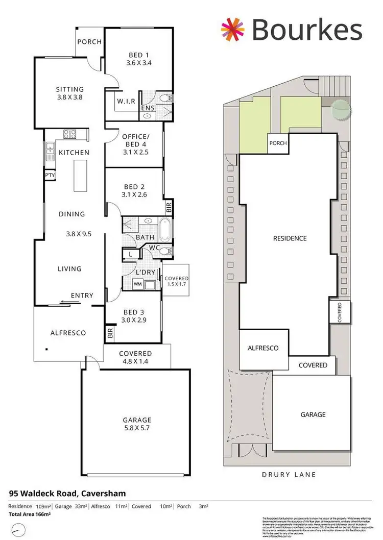 Floorplan of Homely house listing, 95 Waldeck Road, Caversham WA 6055
