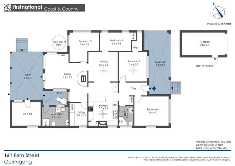 Floorplan of Homely house listing, 161 Fern Street, Gerringong NSW 2534