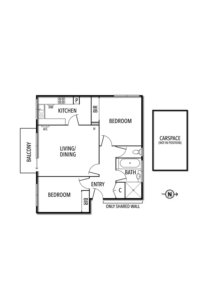Floorplan of Homely apartment listing, 26/30 Murphy Street, South Yarra VIC 3141