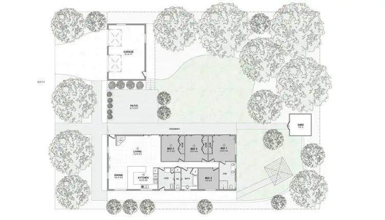 Floorplan of Homely house listing, 29 Mazzard Street, Bellbowrie QLD 4070