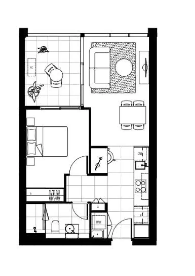 Floorplan of Homely apartment listing, G02/4 Grazier Lane, Belconnen ACT 2617