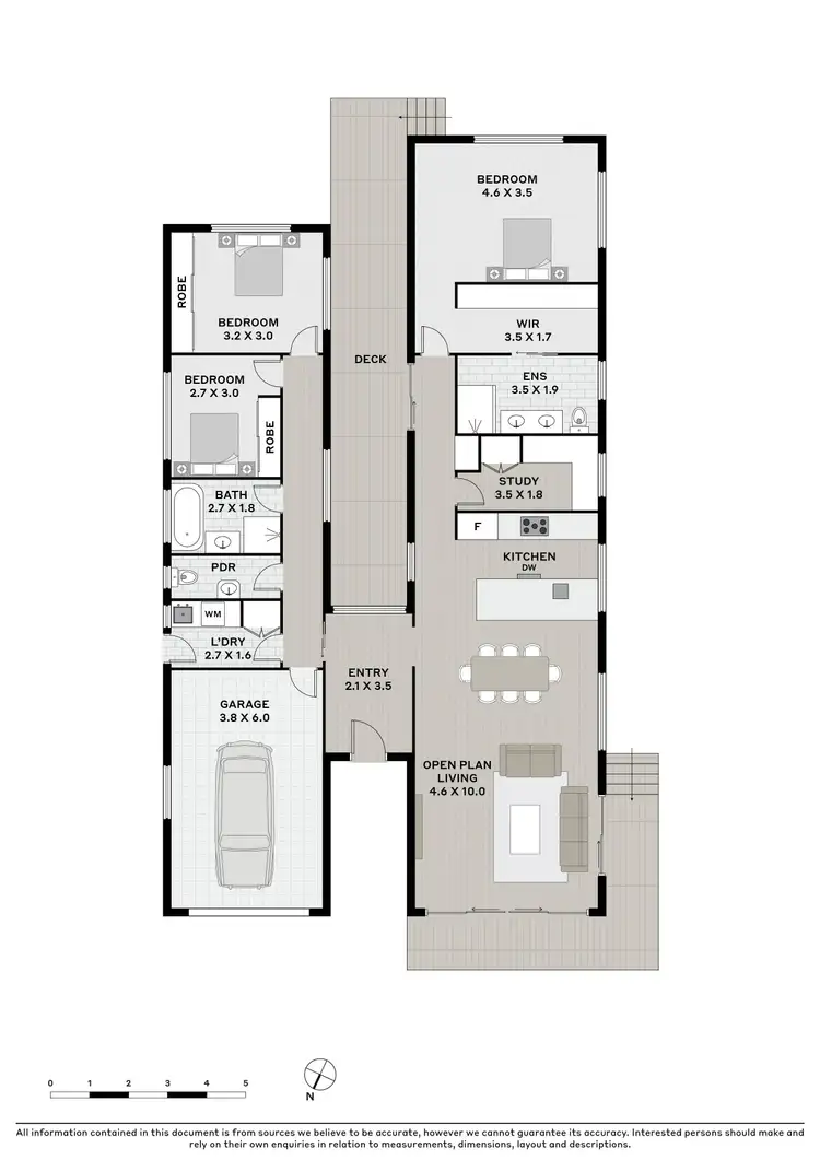 Floorplan of Homely house listing, 6 Oakmont Road, Midway Point TAS 7171