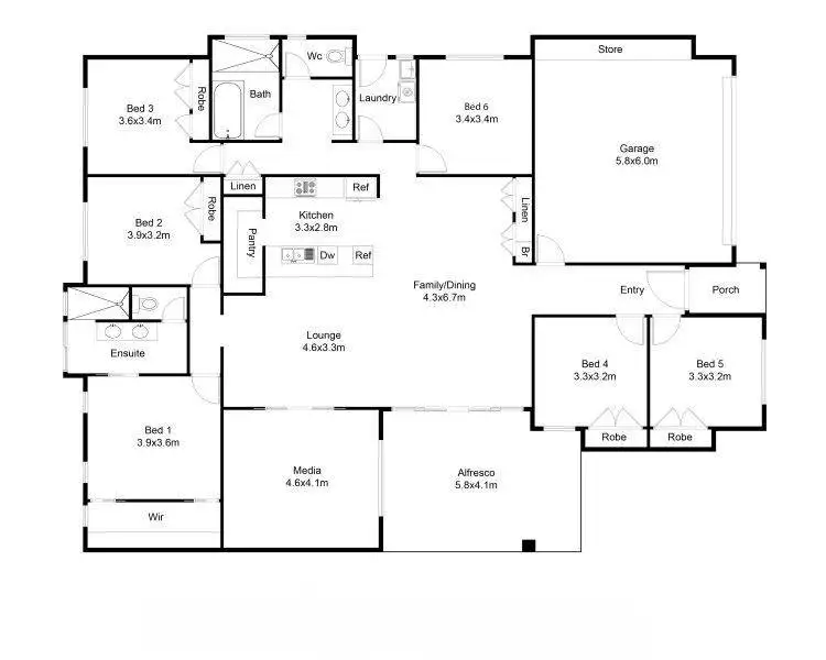 Floorplan of Homely house listing, 14 Hannus Street, Edmonton QLD 4869