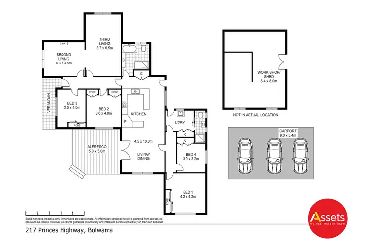 Floorplan of Homely rural property listing, 217 Princes Highway, Bolwarra VIC 3305