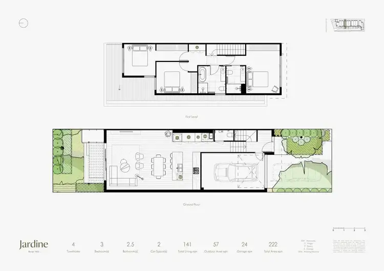 Floorplan of Homely townhouse listing, 4/202 Mountain View Road, Briar Hill VIC 3088