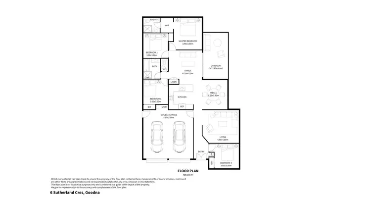 Floorplan of Homely house listing, 6 Sutherland Crescent, Goodna QLD 4300