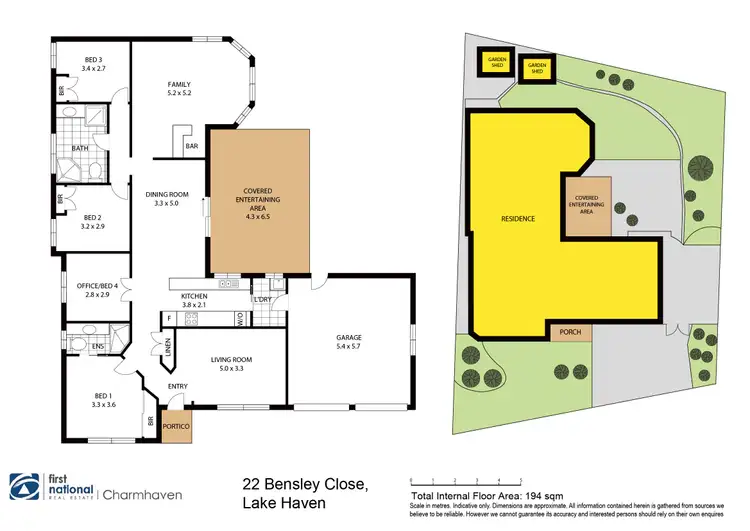 Floorplan of Homely house listing, 22 Bensley Close, Lake Haven NSW 2263