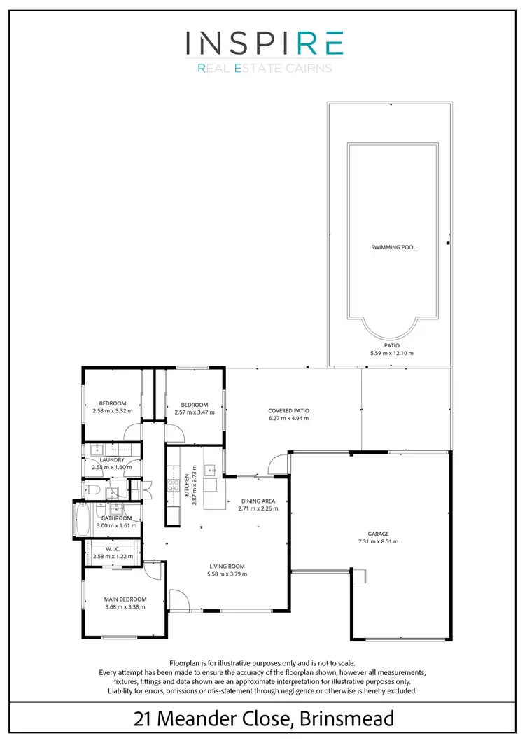 Floorplan of Homely house listing, 21 Meander Close, Brinsmead QLD 4870
