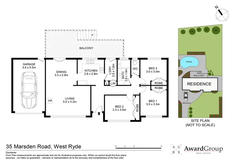 Floorplan of Homely house listing, 35 Marsden Road, West Ryde NSW 2114
