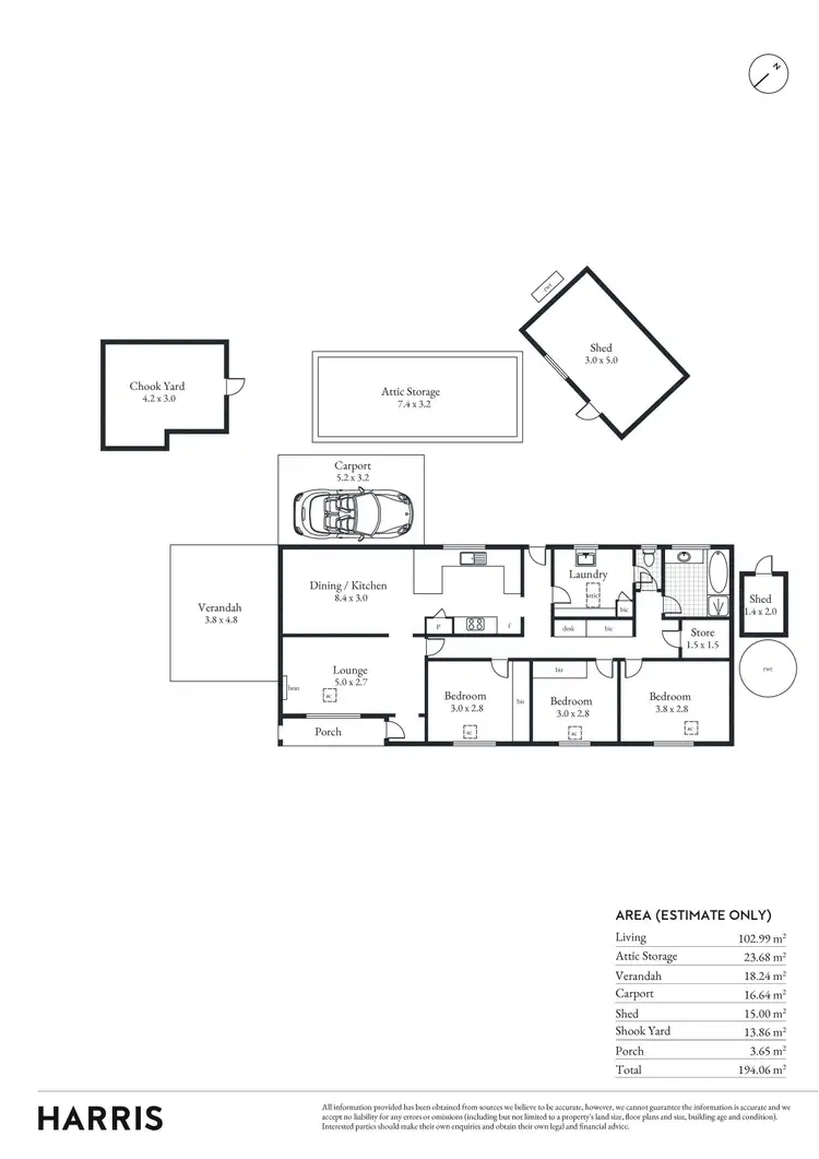 Floorplan of Homely house listing, 7 Sargent Parade, Bellevue Heights SA 5050