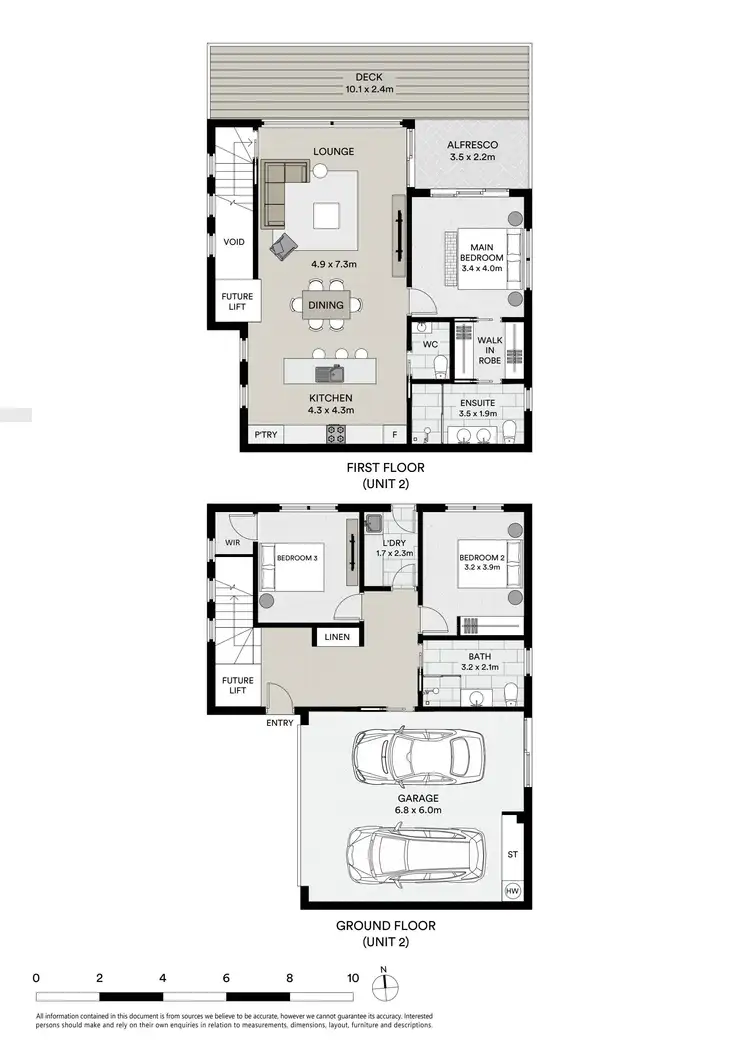 Floorplan of Homely townhouse listing, 2/136 Nixon Street, Devonport TAS 7310