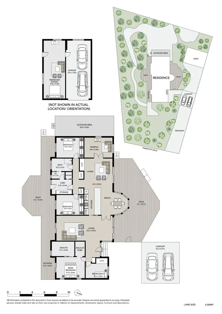 Floorplan of Homely house listing, 6 Timbertop Drive, Mount Helen VIC 3350