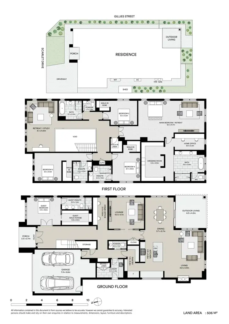 Floorplan of Homely house listing, 1 Scarlet Drive, Lake Gardens VIC 3355