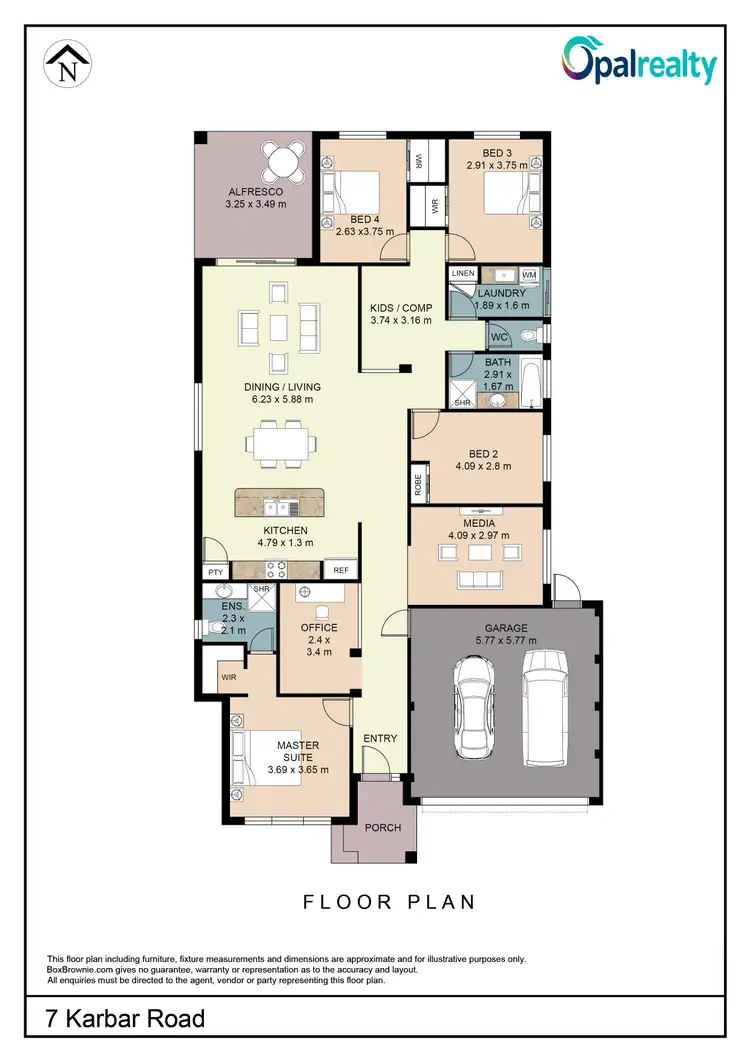 Floorplan of Homely house listing, Address available on request