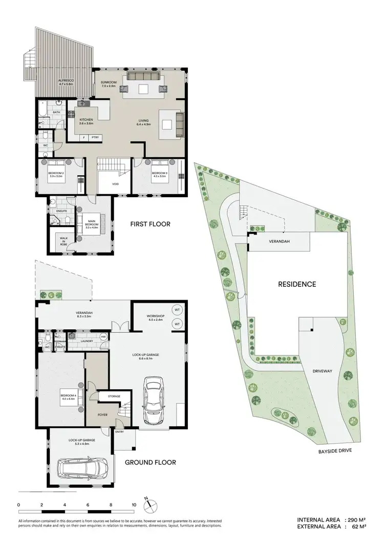 Floorplan of Homely house listing, 15 Bayside Drive, Green Point NSW 2251