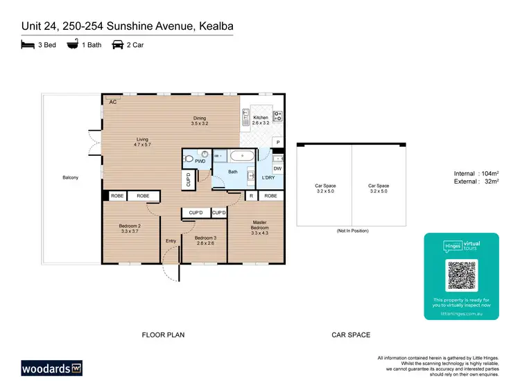 Floorplan of Homely townhouse listing, 24/250-254 Sunshine Avenue, Kealba VIC 3021