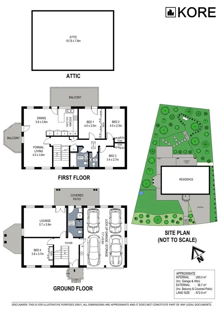 Floorplan of Homely house listing, 3 Odeon Place, Heathcote NSW 2233