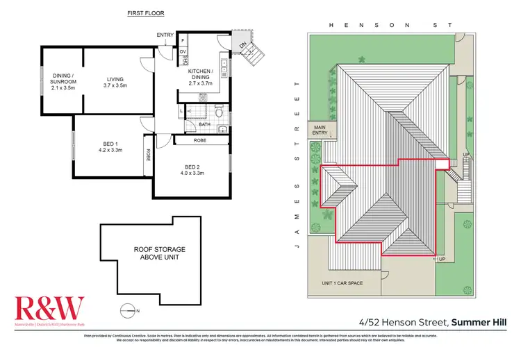 Floorplan of Homely apartment listing, 4/52 Henson Street, Summer Hill NSW 2130